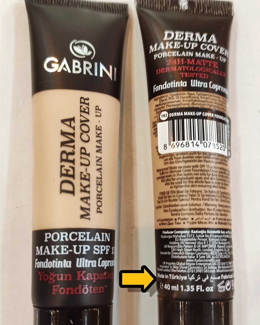 کرمپودر فول کاور گابرینی