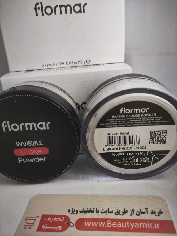 پودر فیکس فلورمار بی رنگ