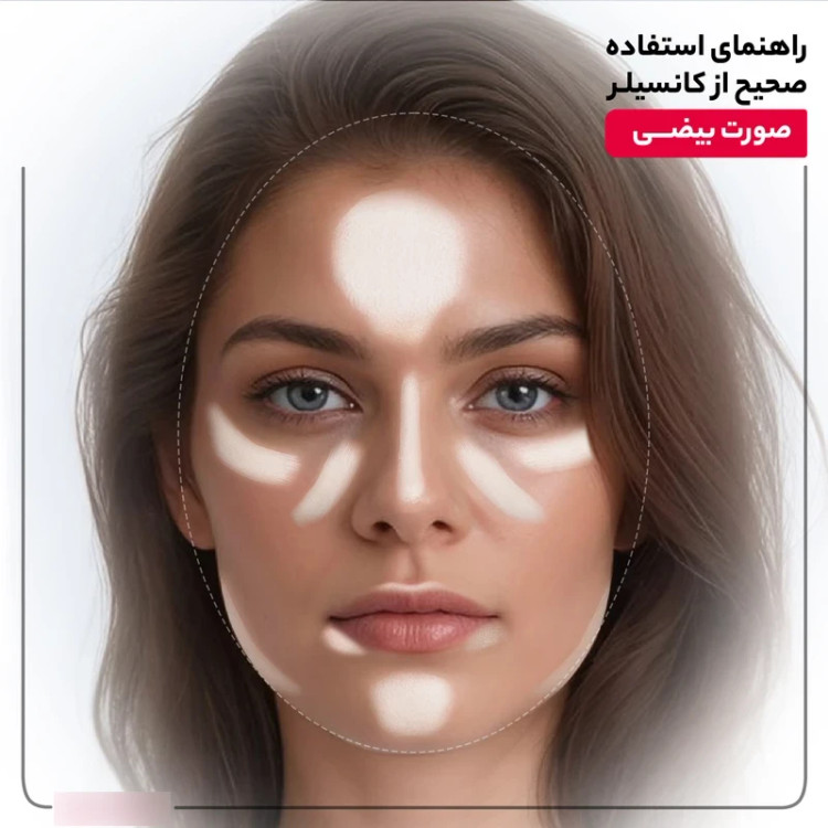 راهنمای کانتور و کانسیلر